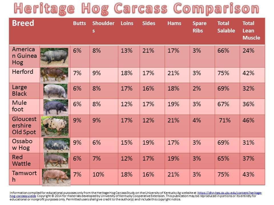 Heritage Pork Values Cookshack